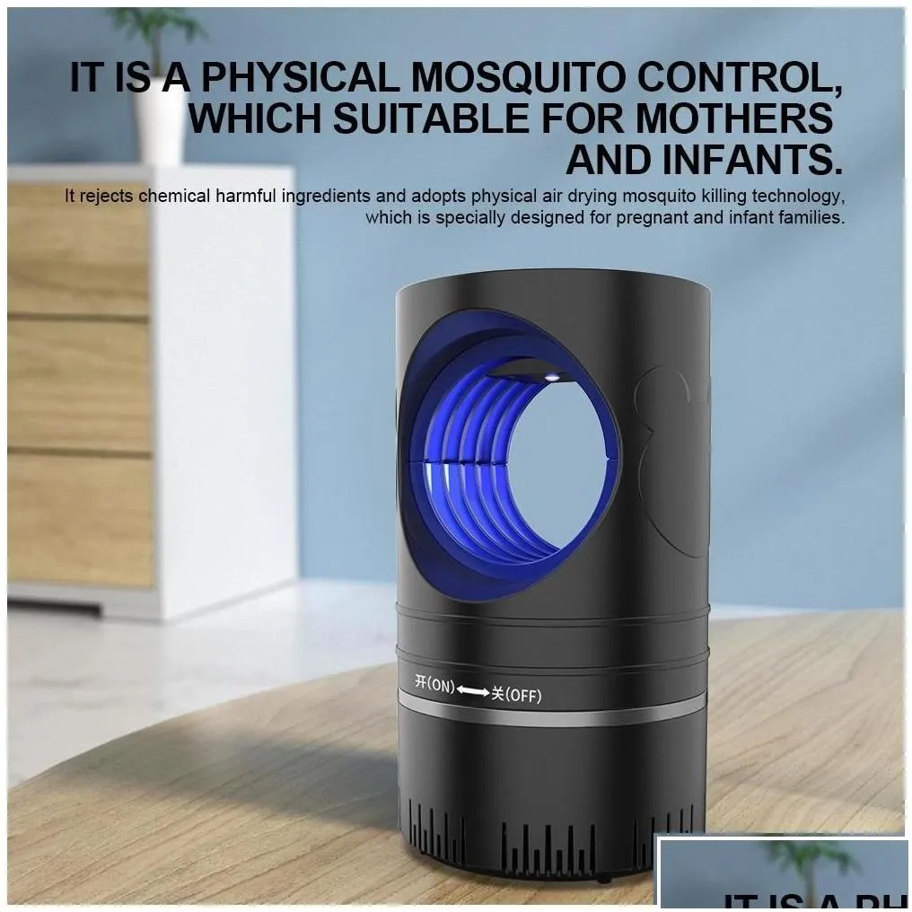 pest control usb electric mosquitoes killer lamps indoor attractant fly traps for mosquitos rechargeable trap light lamp drop delive