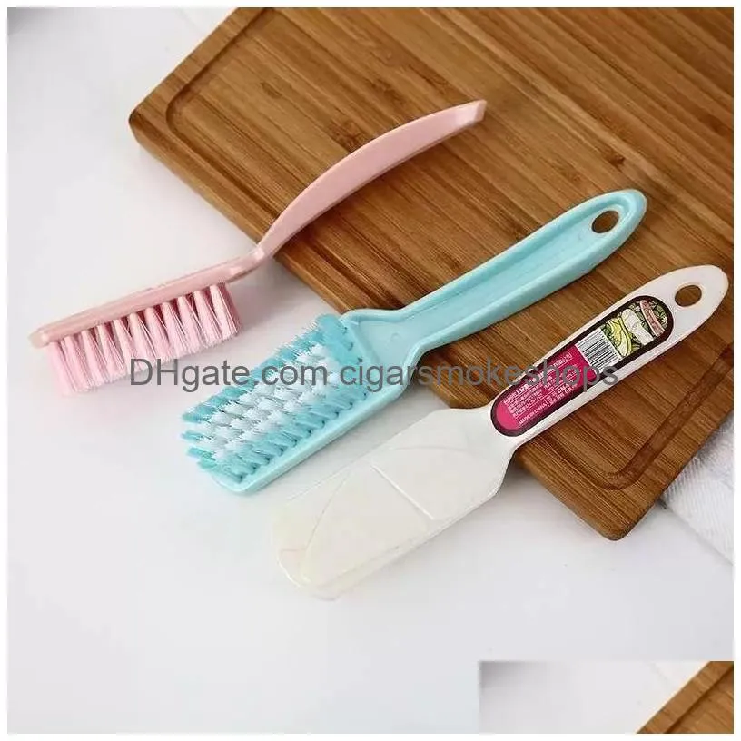 Shoe Brushes Long Handle Brush Simple Mtifunctional Plastic Household Cleaning Board Laundry Washing Drop Delivery Home Garden Houseke Dhn0P