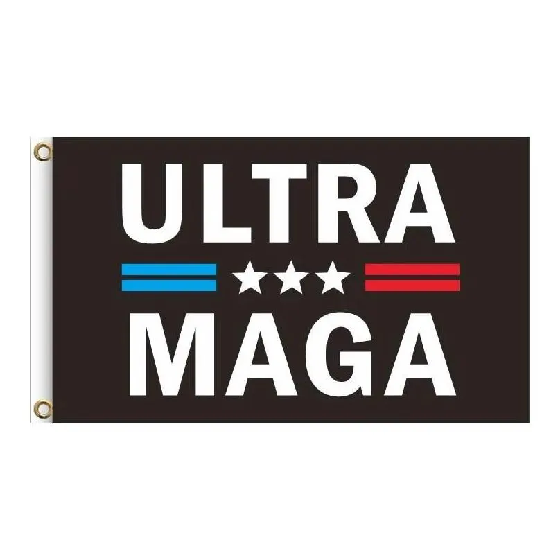 Banner Flags Make American Great Again Flag 2024 Us Trump Election Tra Maga Campaign Digital Printed Polyester Drop Delivery Home Gard Dhyfe