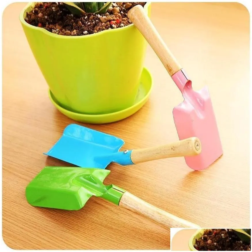 Spade & Shovel Mini Gardening Colorf Metal Small Garden Hardware Tools Digging Kids Tool Fy5290 Drop Delivery Home Dhlg4