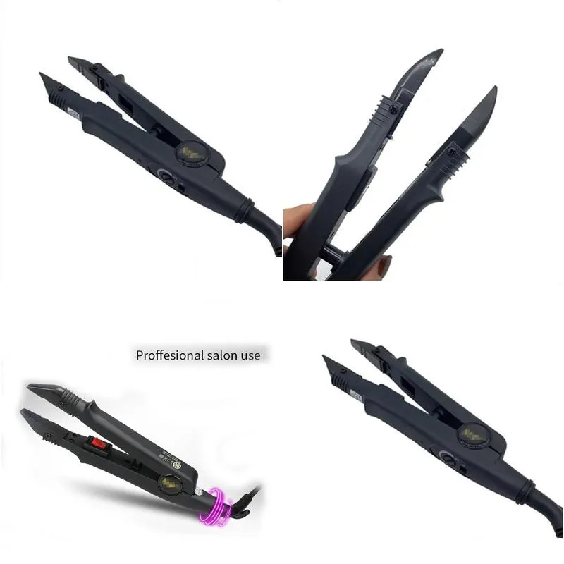 Hair Extensions Connector Iron Adjustable Temperature Hair Heat Wand Flat Shape Hair Extensions Machine European standards