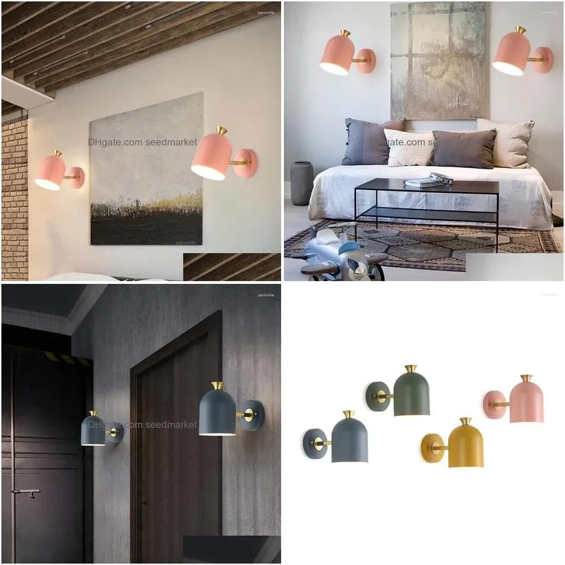 wall lamp modern simplicity nordic style lights 5w living room dining bedroom children study light
