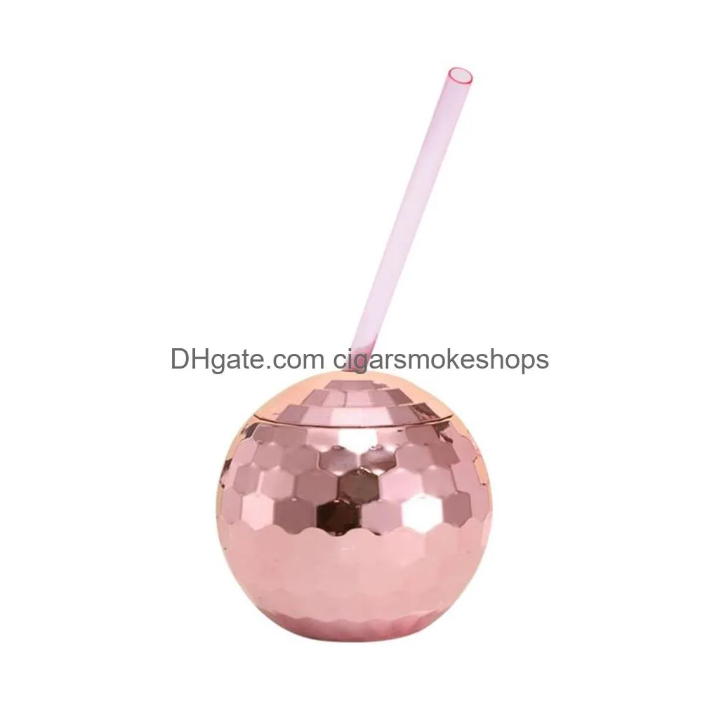 Mugs Disco Flash Ball Cocktail Cups For Nightclub Bar Party Flashlight St Wine Glass Drinking Syrup Juices Bottle Drop Delivery Home G Dhvzp
