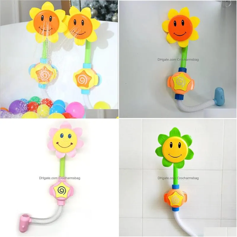 Other Housekeeping & Organization Sets Baby Funny Water Game Shower Bath Toy Bathing Tub Sunflower Faucet Spray Spout Play Swimming To Dhroo