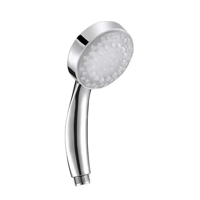 Shower Head Led Rainfall Shower Sprayer Automatically Color-Changing Temperature Sensor Water Saving Showerhead For Bathroom