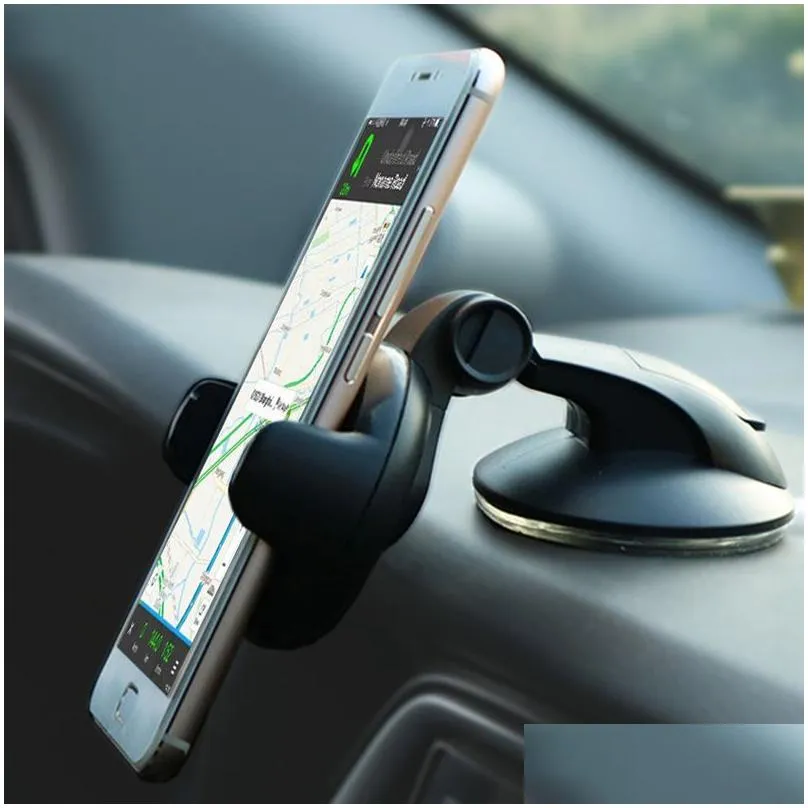 car phone holder mini for iphone x xs 8 6 plus windshield car mount phone stand suction cup holder smartphpne auto support