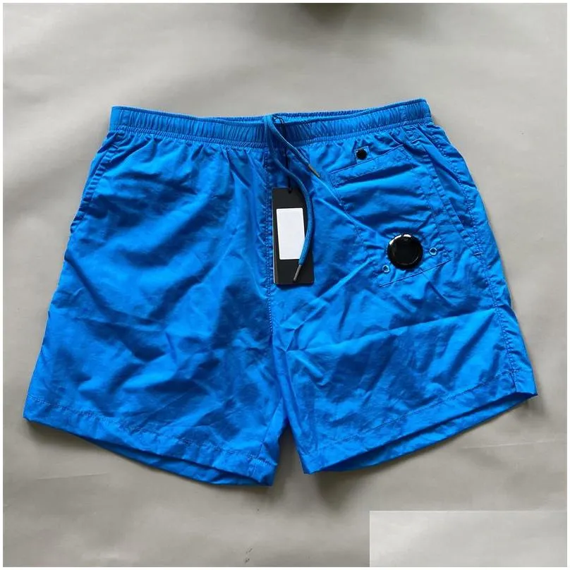 Summer Man Short One Lens Nylon Swim Shorts Fashion Streetwear Outdoor Sports Casual Pant Men Sweatpants 5 colors