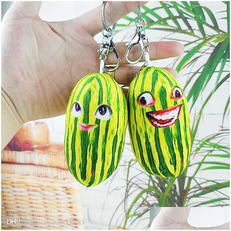 New Fidget Toy Slug Watermelon Strips Inside Voice Funny Mouth Replacing Key Ring Bag Pendant Adult Decompression Toy Talk Doll Plush Toy Plushies Christmas