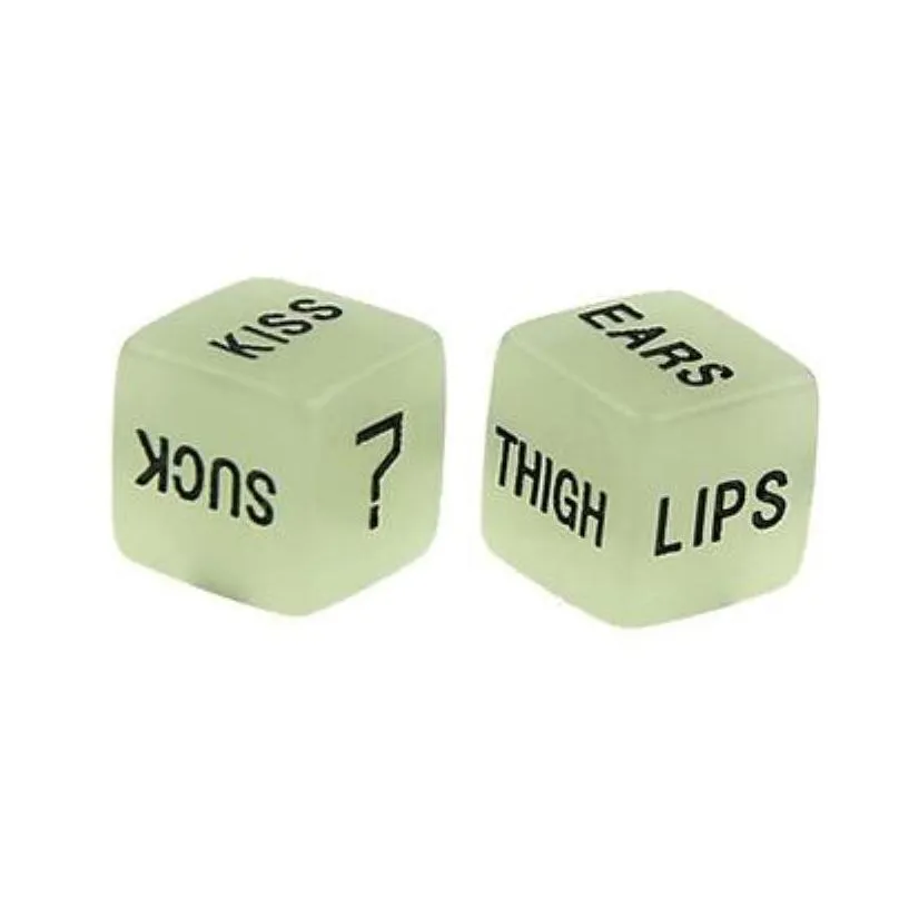 Party Favor Dice Toys Funny Glow In Dark Love Sieves Adt Couple Lovers Games Toy Valentines Day Gift For Boyfriend Girlfriend Drop Del Dh0Jt