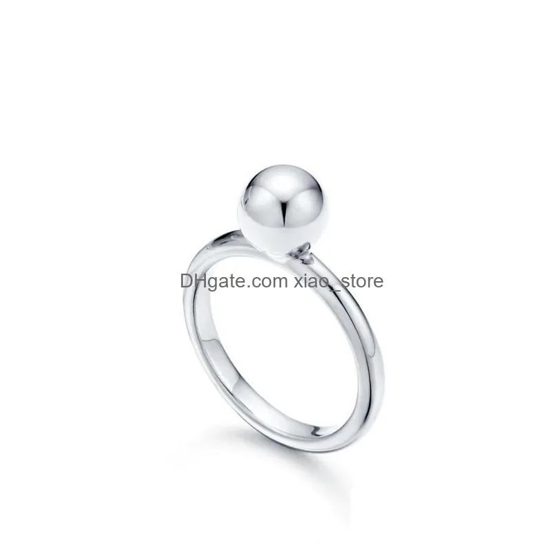 chinese luxury brand ball designer band rings for women s925 sterling silver classic anillos nail finger fine love ring jewelry