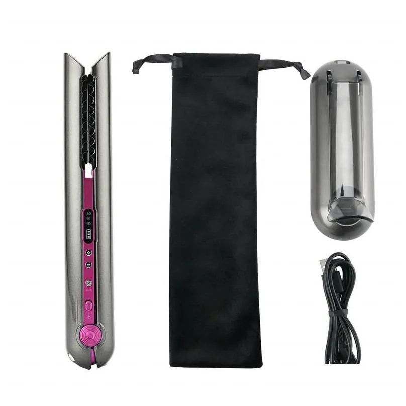 Wireless Hair Straightener Professional Portable Rechargeable Cordless Hair Straightener Flat Iron Hair Tools 2206132646494