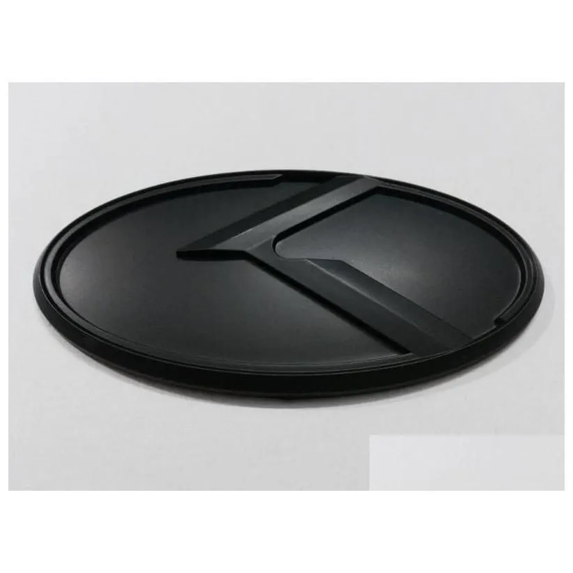 Car Stickers 2Pcs 3D Black K Logo Badge Emblem Sticker Fit Kia Optima K5 2011Car Emblems1331716 Drop Delivery Mobiles Motorcyc Motor Dh1Fq