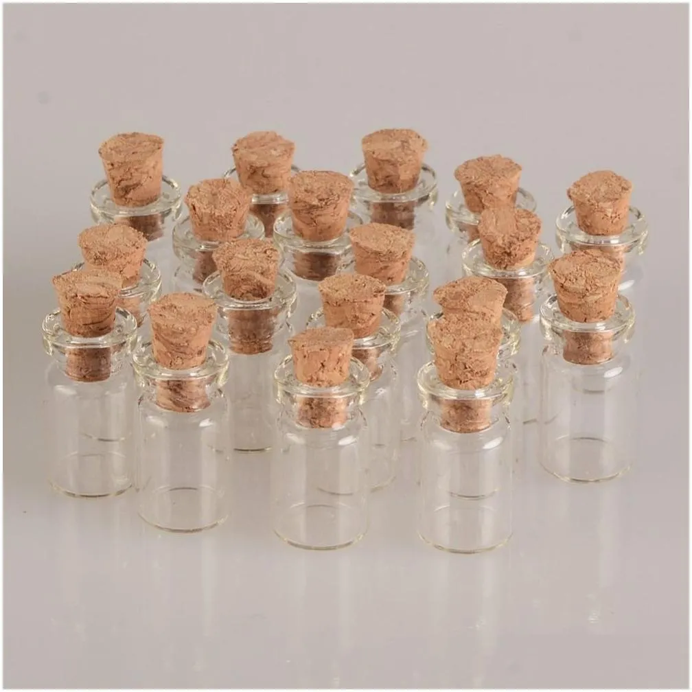 Perfume Bottle Mini Glass Bottles With Cork 10X18X5Mm 0.5Ml Empty Small Wishing Vials Jars 300Pcslot Drop Delivery Health Beauty Fragr Dhked