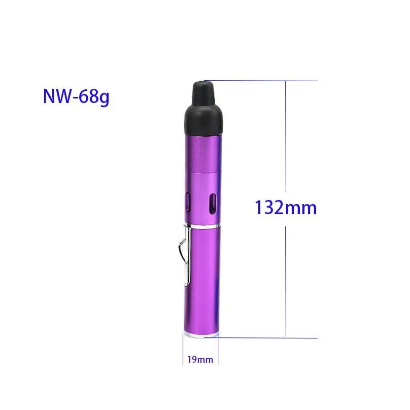 Lighters Click N Torch Lighter Smoking Pipes Butane Vaporizer Sneak A Toke Windproof Flame  Dry Herb Tobacco Portable Smoke Device Dh17X