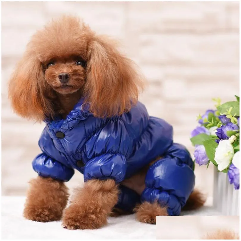 Warm Dog Clothes For French Bulldog Pug Chihuahua Yorkies Clothes Winter Pet Puppy Coat Jacket Dogs Pets Clothing Ropa Perro ottie