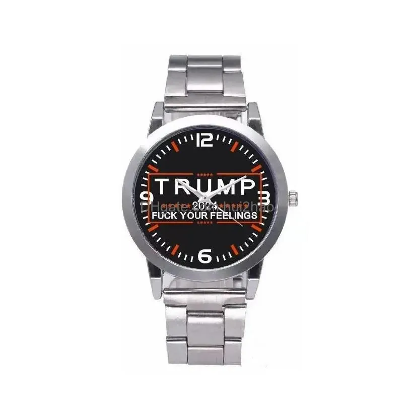 Party Favor 14 Styles Trump 2024 Wrist Watch Donald Retro Men Quartz Watches Drop Delivery Home Garden Festive Supplies Event Dhezl Dhfdv