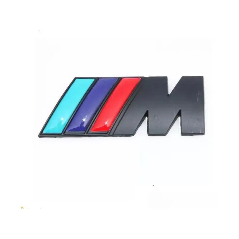 M Sport Metal Emblem Sticker Side Wing Fender Power LOGO Badge F10 F20 F30 F34 X5 X6 X1 M3 M5 M4 F01 F02 E71 F87 E46