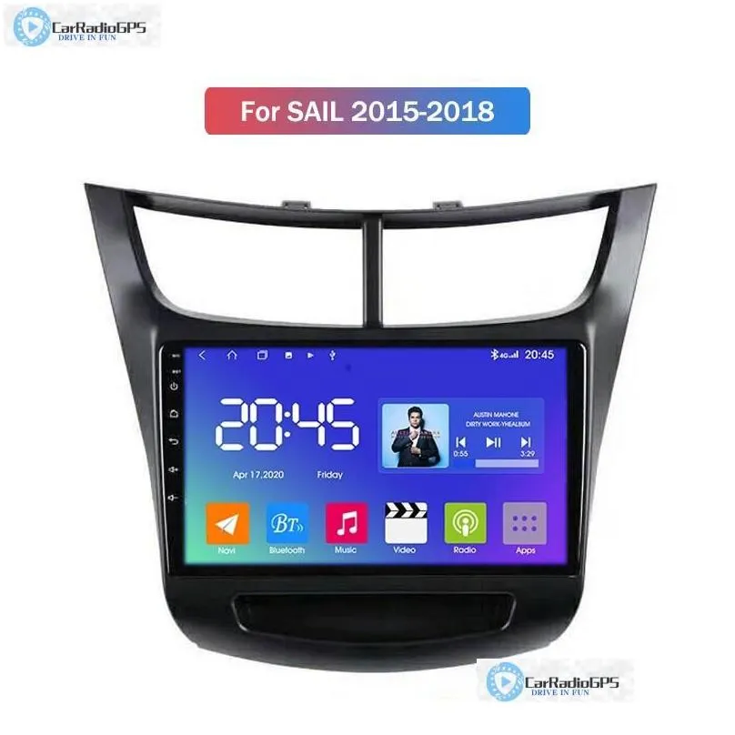 Car DVD Player for Chevrolet SAIL 2015-2018 GPS Radio Android Audio Video USB Multimedia Navigation 10 Inch with WiFi 3G AUX Bluetooth Mirror Link