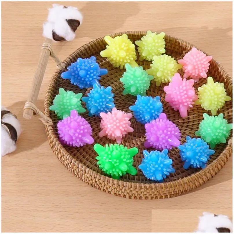 Anti-winding Laundry Products Home Washing ball Starfish Solid Cleaning Ball Super Strong Decontamination XHJ161