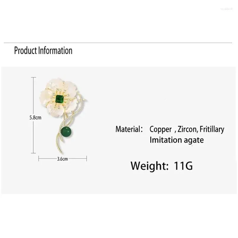 Pins, Brooches Flowers For Women Elegant Begonia Crystal Luxurious Cubic Zirconia Cor Lady Coat Suit Accessories Pins Drop Delivery J Dhcva