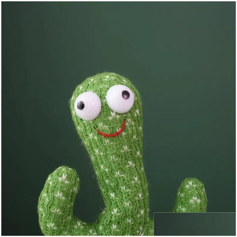 Fun dance cactus can sing enchanting flowers twisting talking funny children`s toys