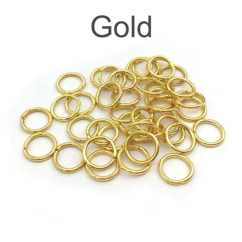 Connectors Jump 3-20 Mm Split Rings For Diy Jewelry Finding Making Accessories Wholesale Supplies 200-500Pcs/Lot Drop Delivery Finding Dhvir