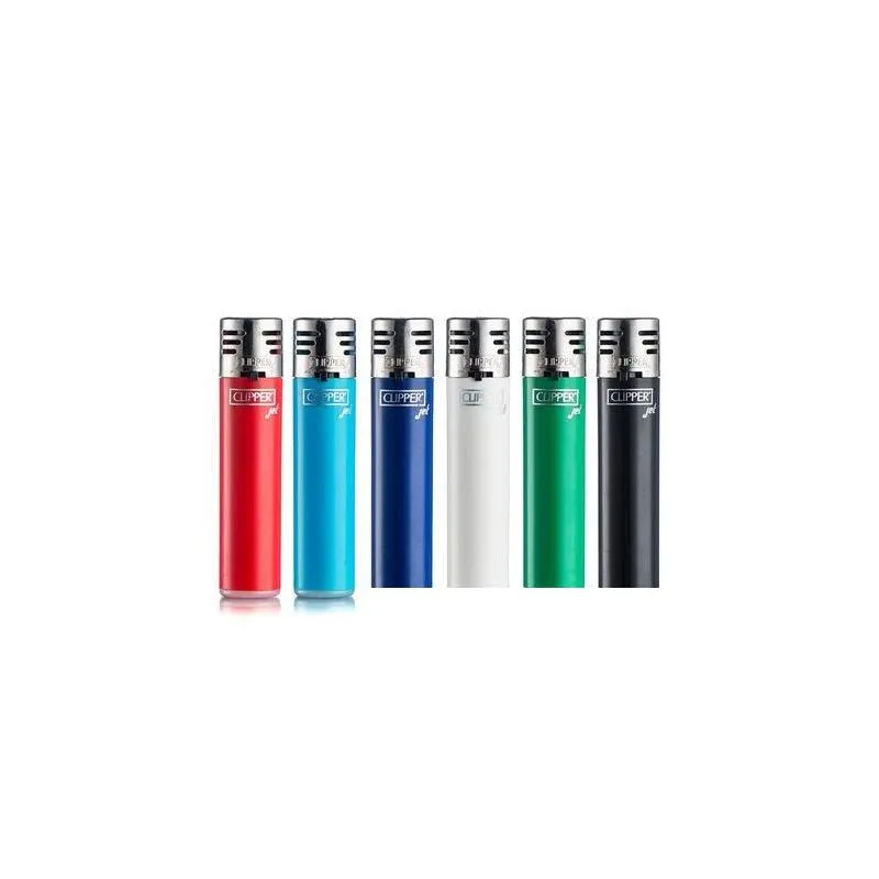 Lighters Original Nylon Clipper Torch Lighter Red Flame  Gas Butane Cigarette Pipe Smoking Refill Portable Windproof Wholesale No D Dhdmr