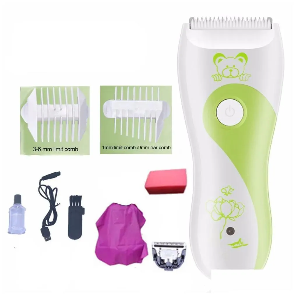 Infant Hair Clipper Infant electric hair clipper set with USB charging cordless hair clipper suitable for children infants young children and daily care