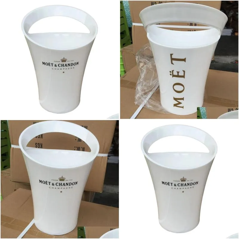 Ice Bucket Chandon Wine Beer Party for 3L Acrylic White Ice Buckets Wine Coolers Wine Holder New Fashion