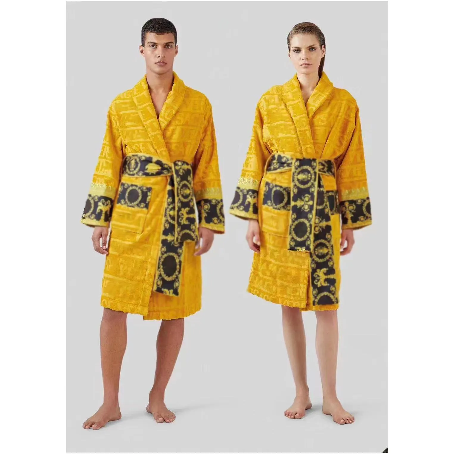 8 colors 100% cotton Top quality women men Bath Robe European and American style Supplies F M L XL XXL 3XL 4XL
