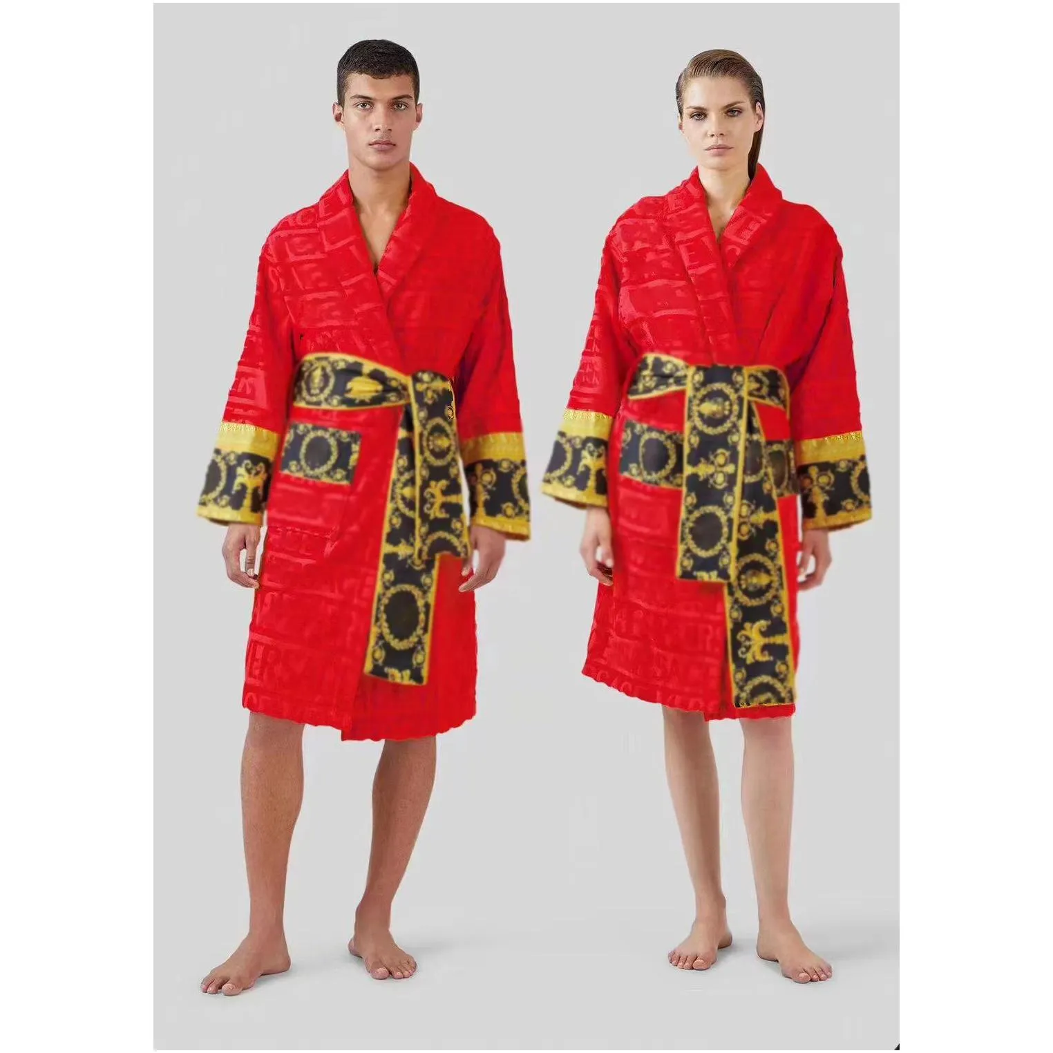 8 colors 100% cotton Top quality women men Bath Robe European and American style Supplies F M L XL XXL 3XL 4XL