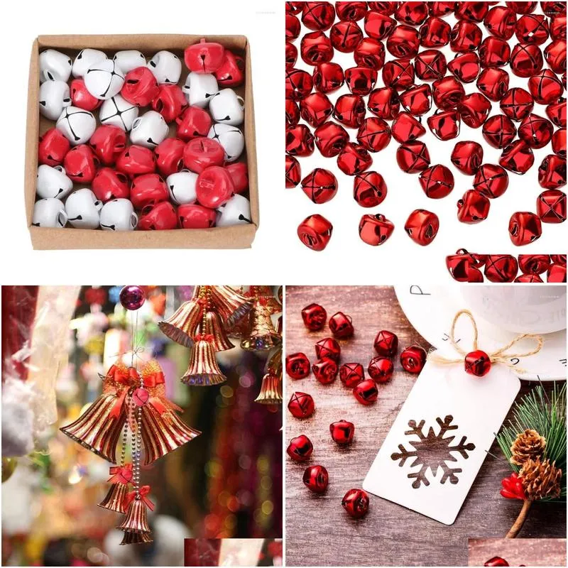 Party Supplies Small Jingle Bells Christmas For DIY Craft Wreath Tree Decor