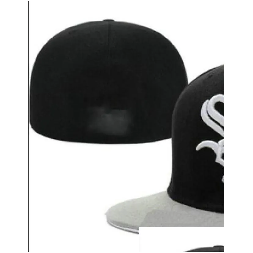 2023 Men`s  Baseball Fitted Caps NY LA SOX letter gorras for men women fashion hip hop bone hat summer sun Sports Size casquette Snapback