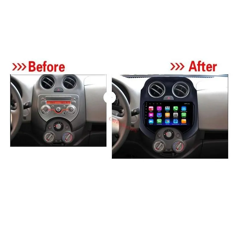 Android 10 Car dvd Multimedia Player for NISSAN MARCH 2010 with USB WIFI AUX support DVR Carplay SWC HD Touchscreen 9 inch