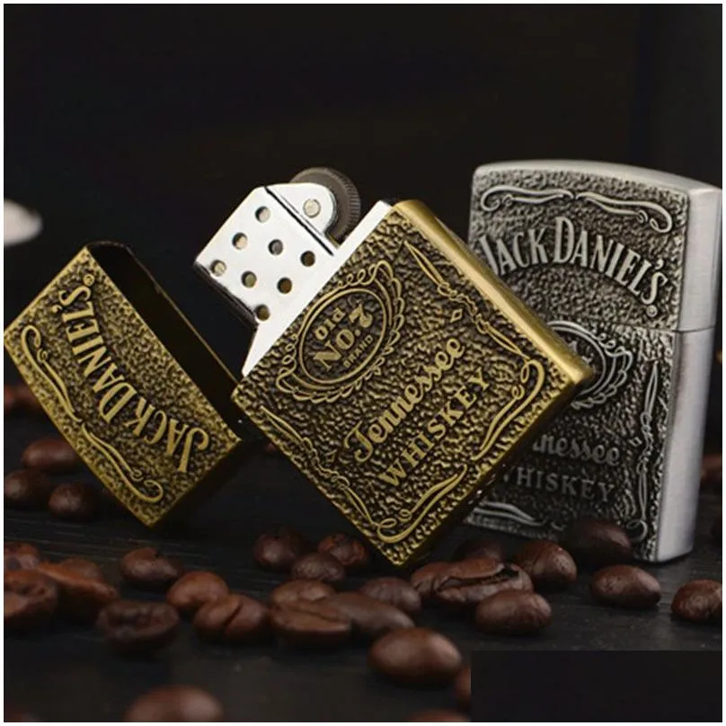 metal lighter torch emery wheel gas lighter mens gift household merchandises lighters smoking accessories