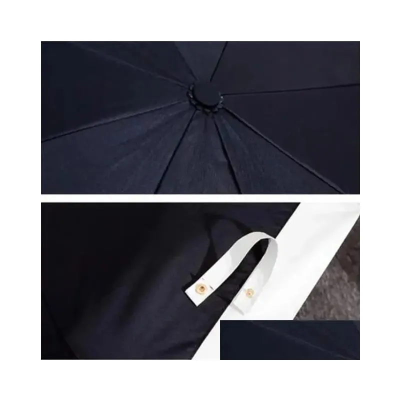 2023 Classic Triple Fold Luxury automatic sunshade folding designer Umbrella GC20231227