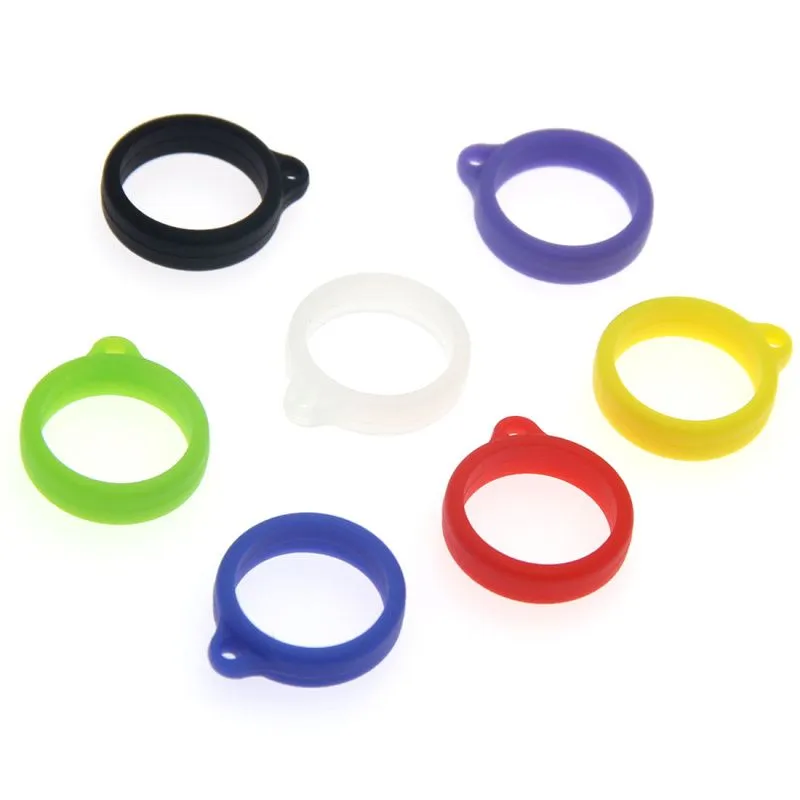 13mm 16mm 18mm 20mm 40mm Silicone Lanyard Band Silicon Necklace O Ring Clips for Disposable Pod Kit Flat Battery String Neck Rope Chain