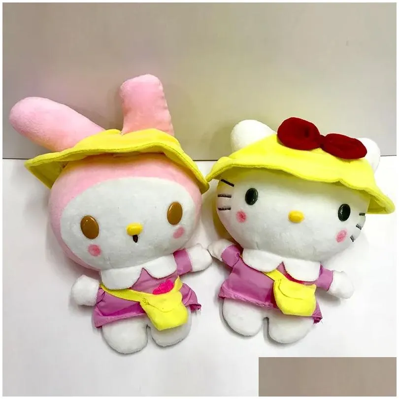 Wholesale Kero Kero Keroppi Melody cute little Yellow cap plush toys children`s games playmate room decor