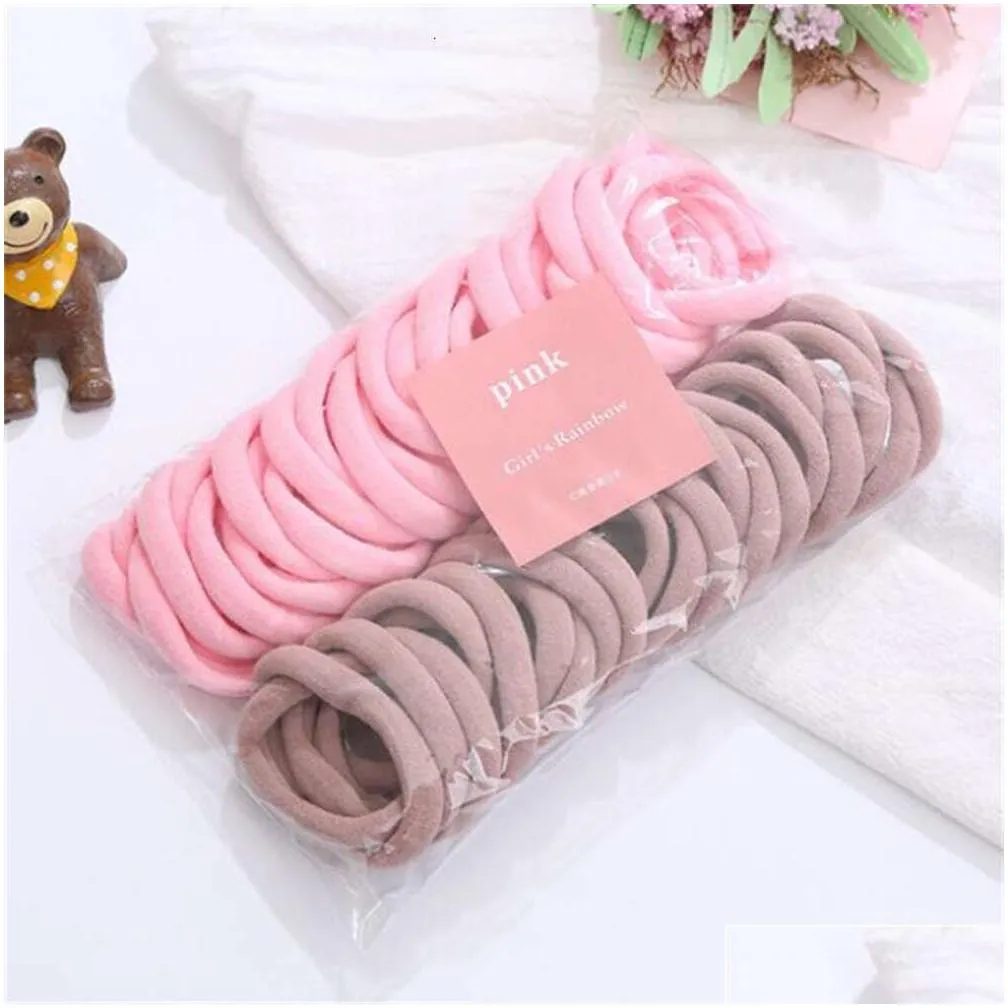 50pcs/Sets Elastic Hair Band Leagues Ties Straps Colets Sprouts Gum Accessories For Girl Women Children Toddler Pigtails Jewelry