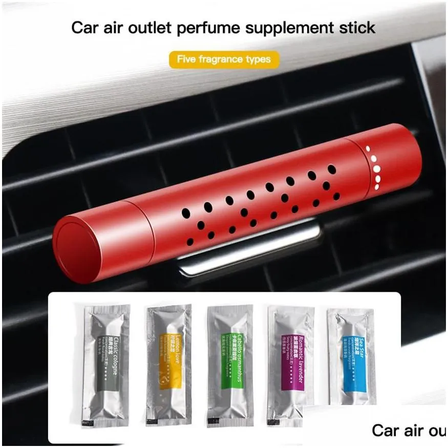IKSNAIL Car Air Freshener Smell in the Car Styling Air Vent Perfume Parfum Flavoring Freshener Auto Interior Accessories289U