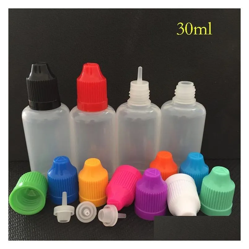 Packing Bottles Wholesale Eliquid Dropper L 5Ml 10Ml 15Ml 20Ml 30Ml 50Ml 60Ml 100Ml 120Ml Plastic With Caps E Cigs Drop Delivery Offic Dhigw