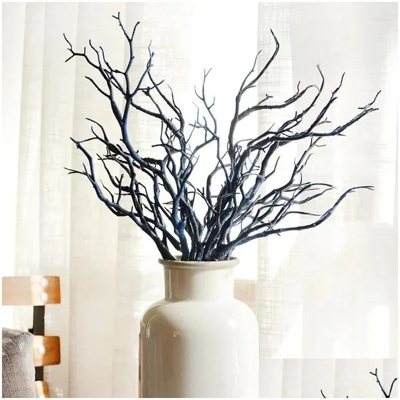 decorative flowers artificial plastic branch darkness witch diy antler headband accessories horns fake tree bifurcated white christmas