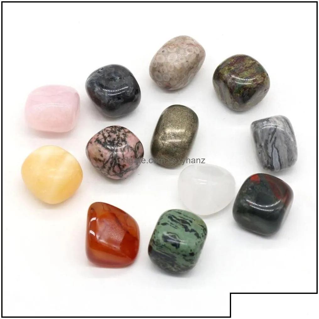 Loose Gemstones Loose Chakra Healing Reiki Natural Tumbled Stone Irregar Polishing Rock Quartz Yoga Meditation Energy Stones Bead Dec