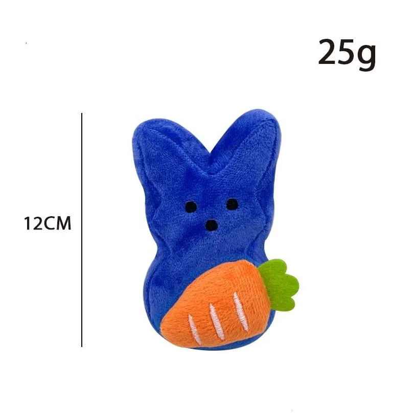 rabbit plush peeps cute bunny carrot doll toy stuffed animal keychain kawaii easters toys room sofa desktop decoration stuffed animal toys kids