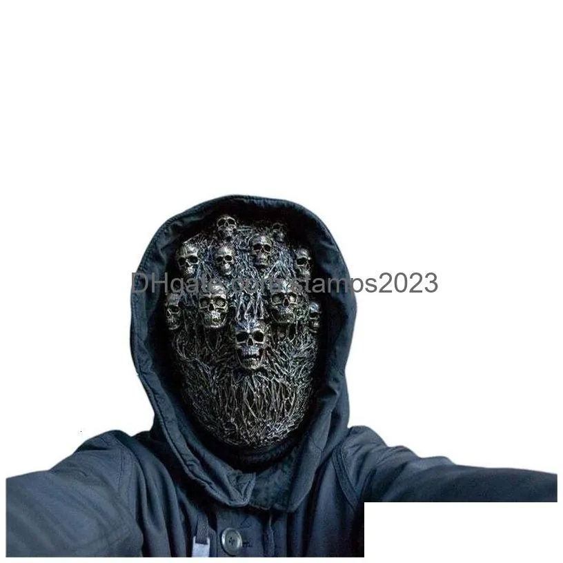 Party Masks Arrival Punk Steam Skl Halloween Mask Creative Festival Themed Cosplay 3D Props 230225 Drop Delivery Dhmt8