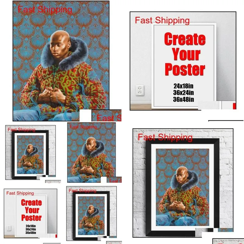 Kehinde Wiley Art Painting Art Poster Wall Decor Picture Print Unframe 16 qylbkI bdenet