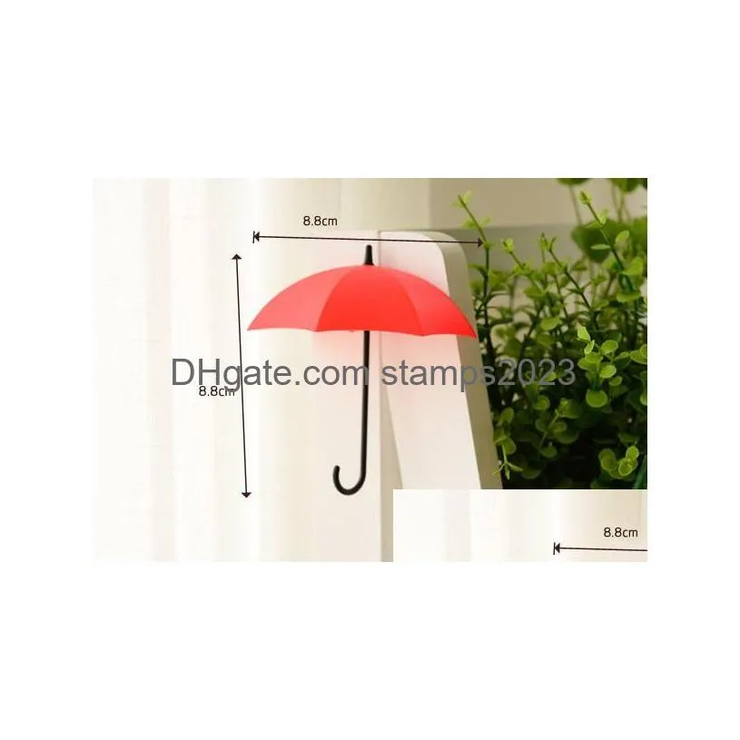 Fridge Magnets Refrigerator 3D Umbrella Creative Hook Strong Magnetic Buckle Home Decoration 230710 Drop Delivery Dhvy1