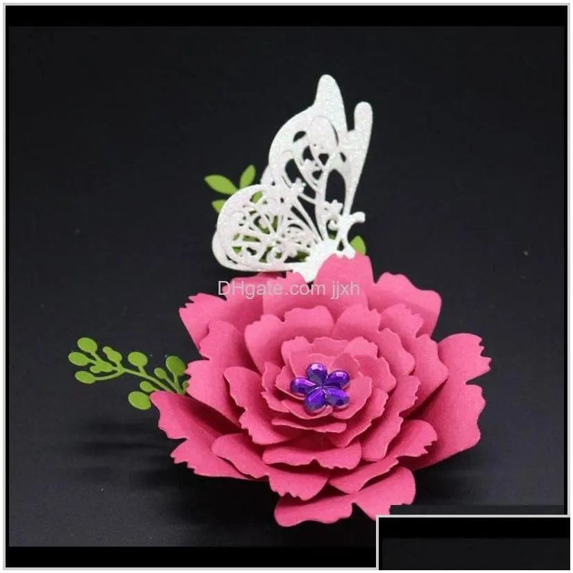 Tools Arts Crafts Gifts Metal Flower Floral Design Embossing Cutting Dies Tool Stencil Template Mold Making