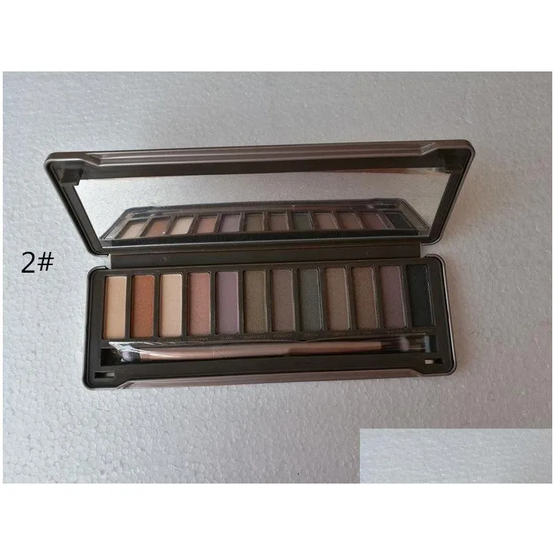 Eye Shadow Eyeshadow Palette The 1St 2Nd 3Rd Generationmake Up/ Eyes Makeup Newest 12 Colors Cosmetic Shimmer Matte Eye Shadow With Br Dh93F