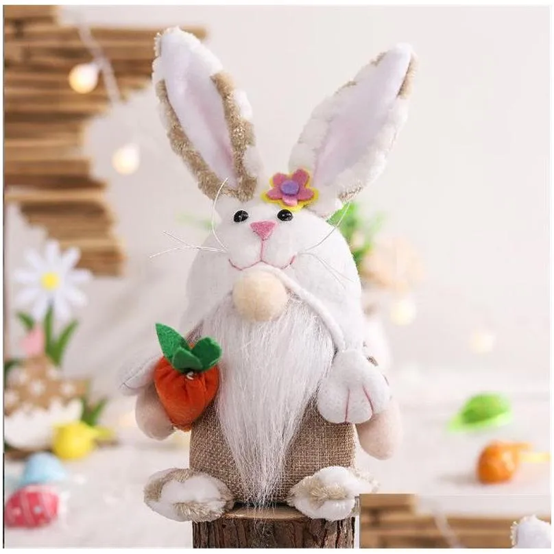 party favor easter spring crafts gifts holiday rabbit gonk gnomos small bunny ear easter gnomes decor df008